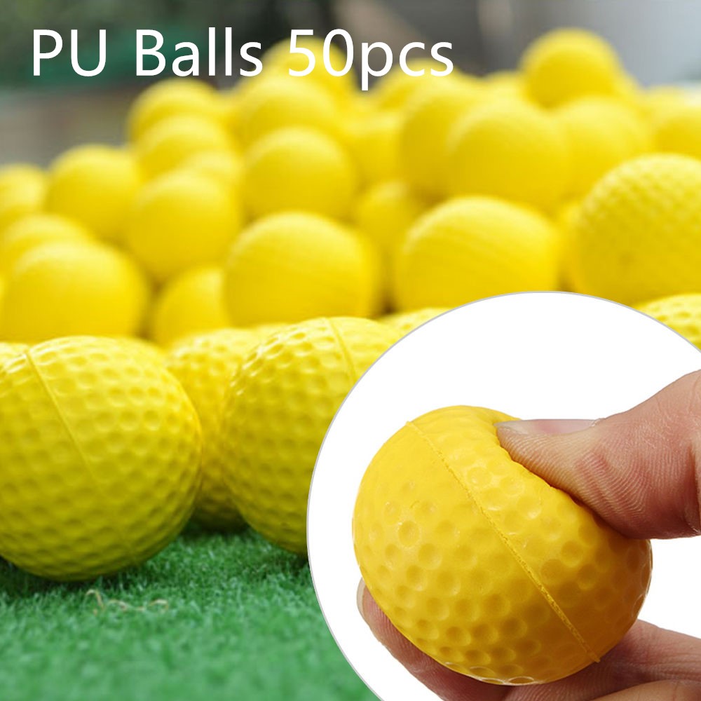 Premium A99 Golf Practice PU Balls - Yellow Training Balls for All Skill Levels