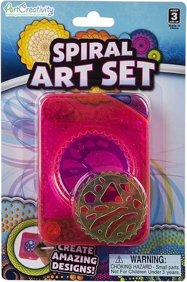 Portable Kids Spiral Art Set, Creative Travel Fun