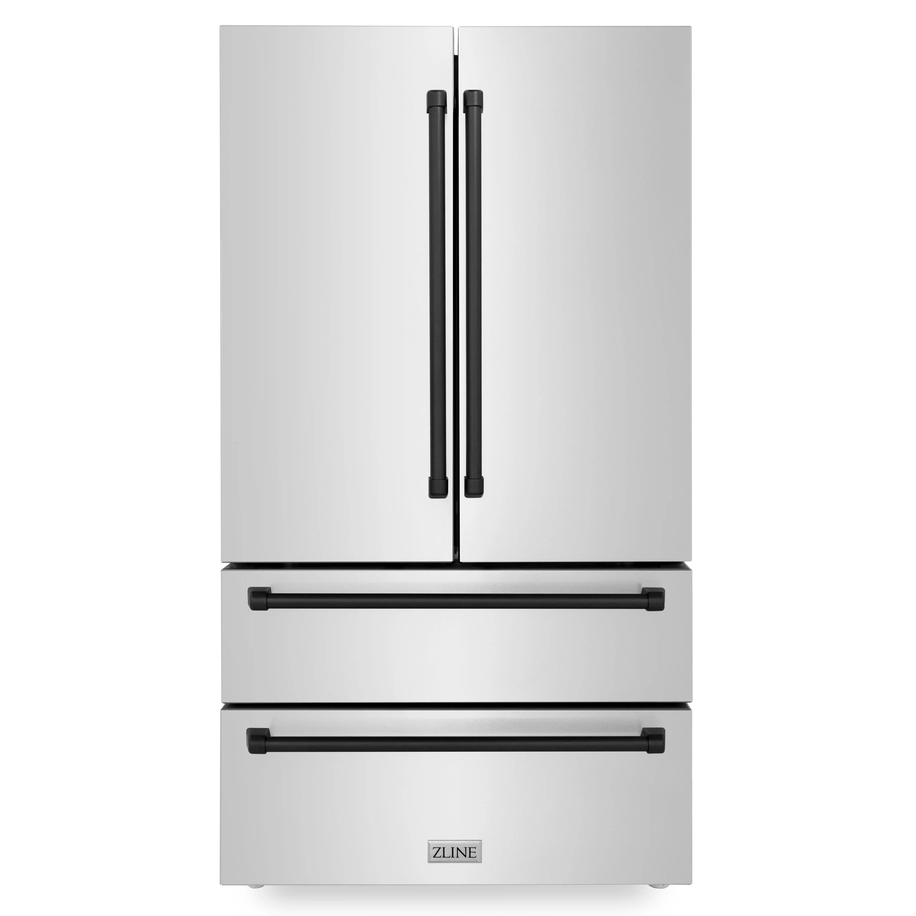 ZLINE 36" Autograph Edition French Door Refrigerator with Ice Maker