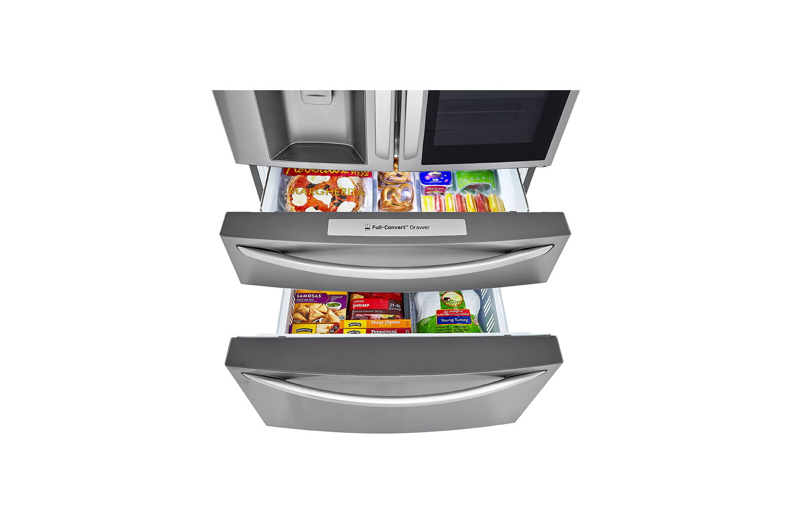 LG LRMVC2306S 23 Cu. Ft. Smart Wi-Fi Enabled Instaview Door-In-Door Counter-Depth Refrigerator