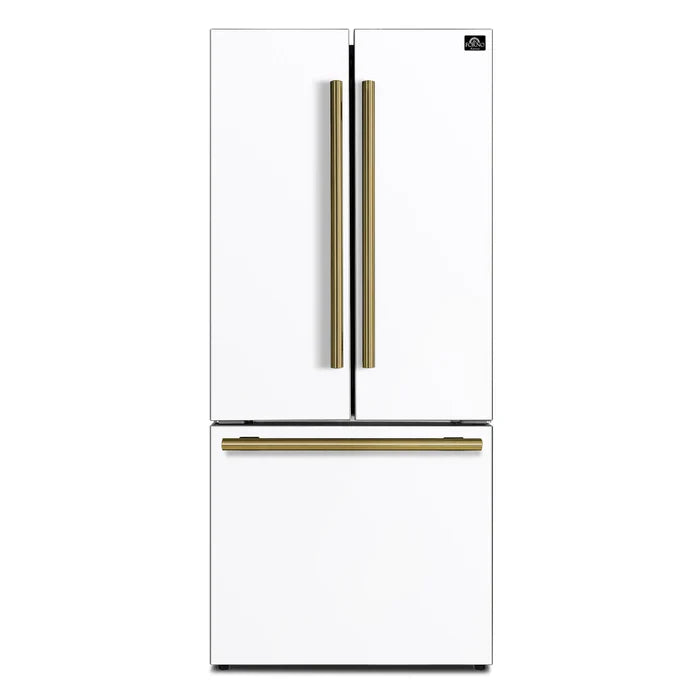Forno Espresso Gallipoli 30-inch French Door Refrigerator with Ice Maker