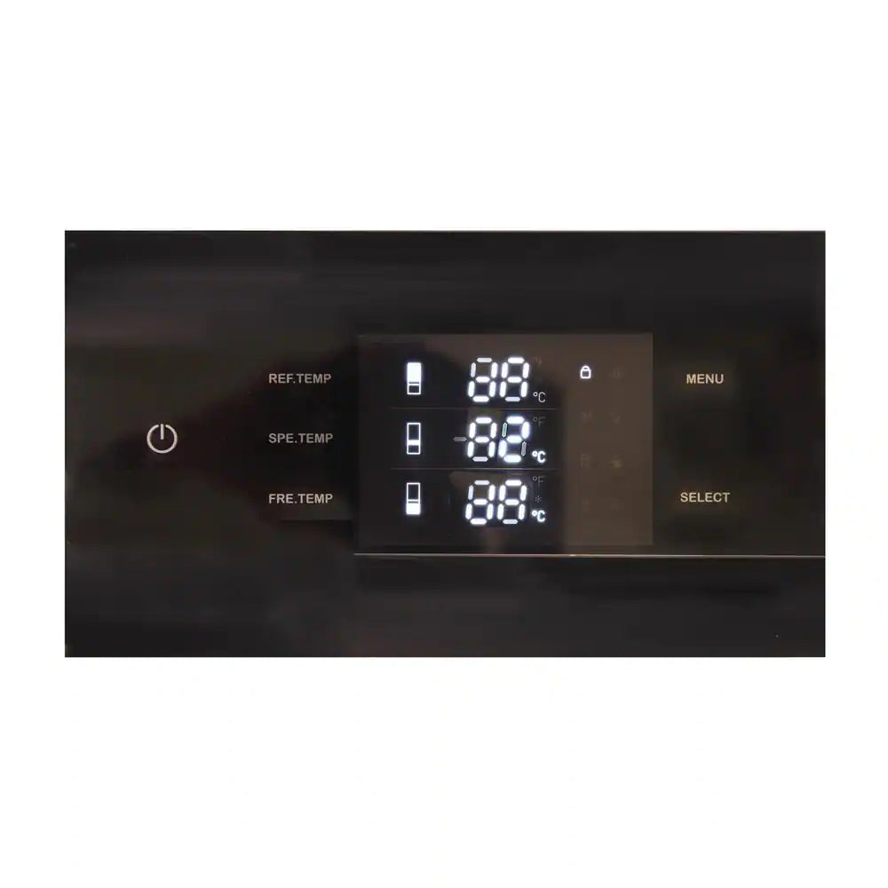 Kucht 36" Custom Panel French Door Refrigerator with Ice Maker