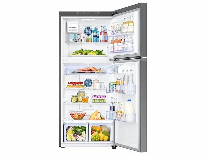 Samsung RT21M6215SR 21 Cu. Ft. Top Freezer Refrigerator with FlexZone™, Ice Maker, and Twin Cooling Plus™