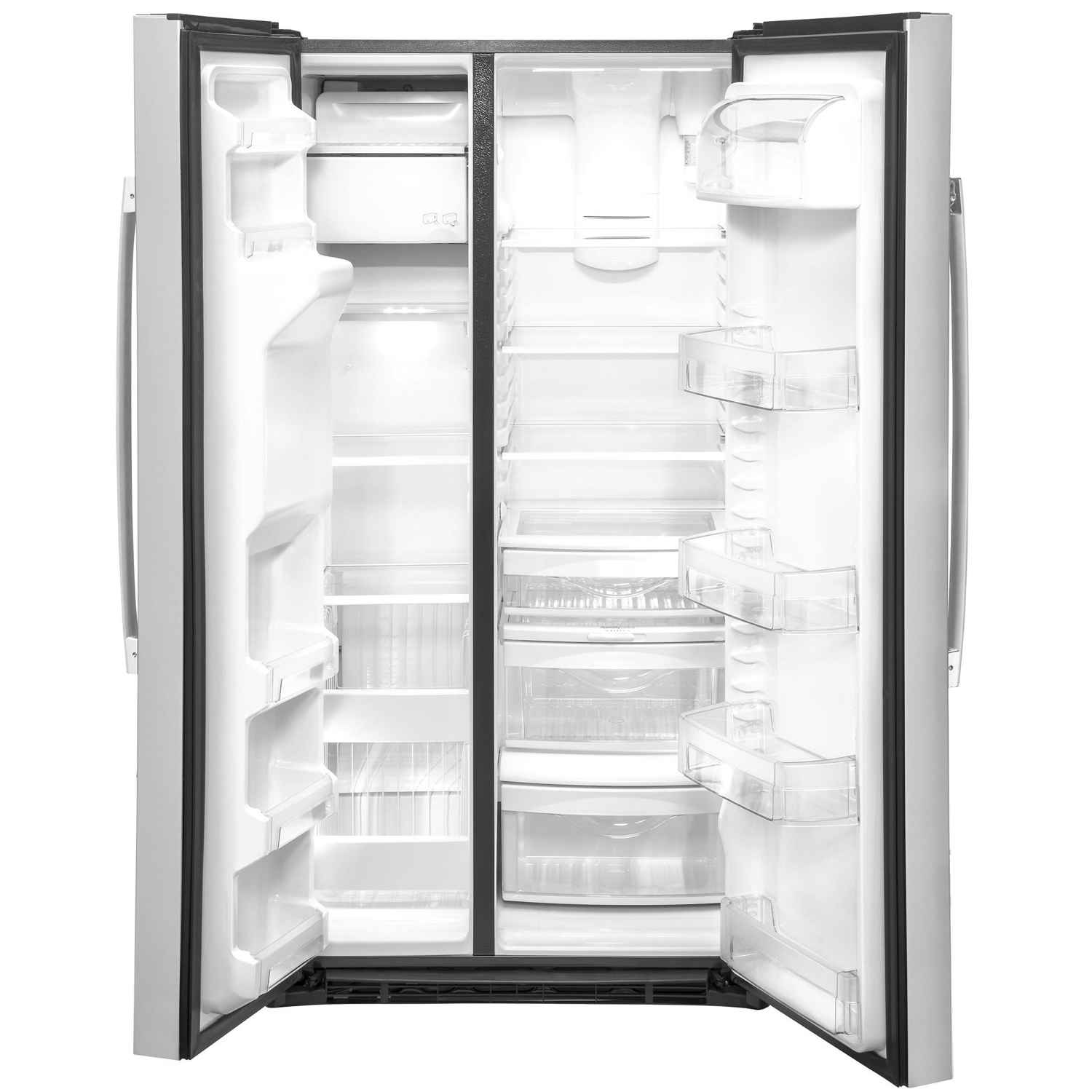 GE 36-inch Side-by-Side Refrigerator with Water/Ice Dispenser, 25.1 cu.ft.