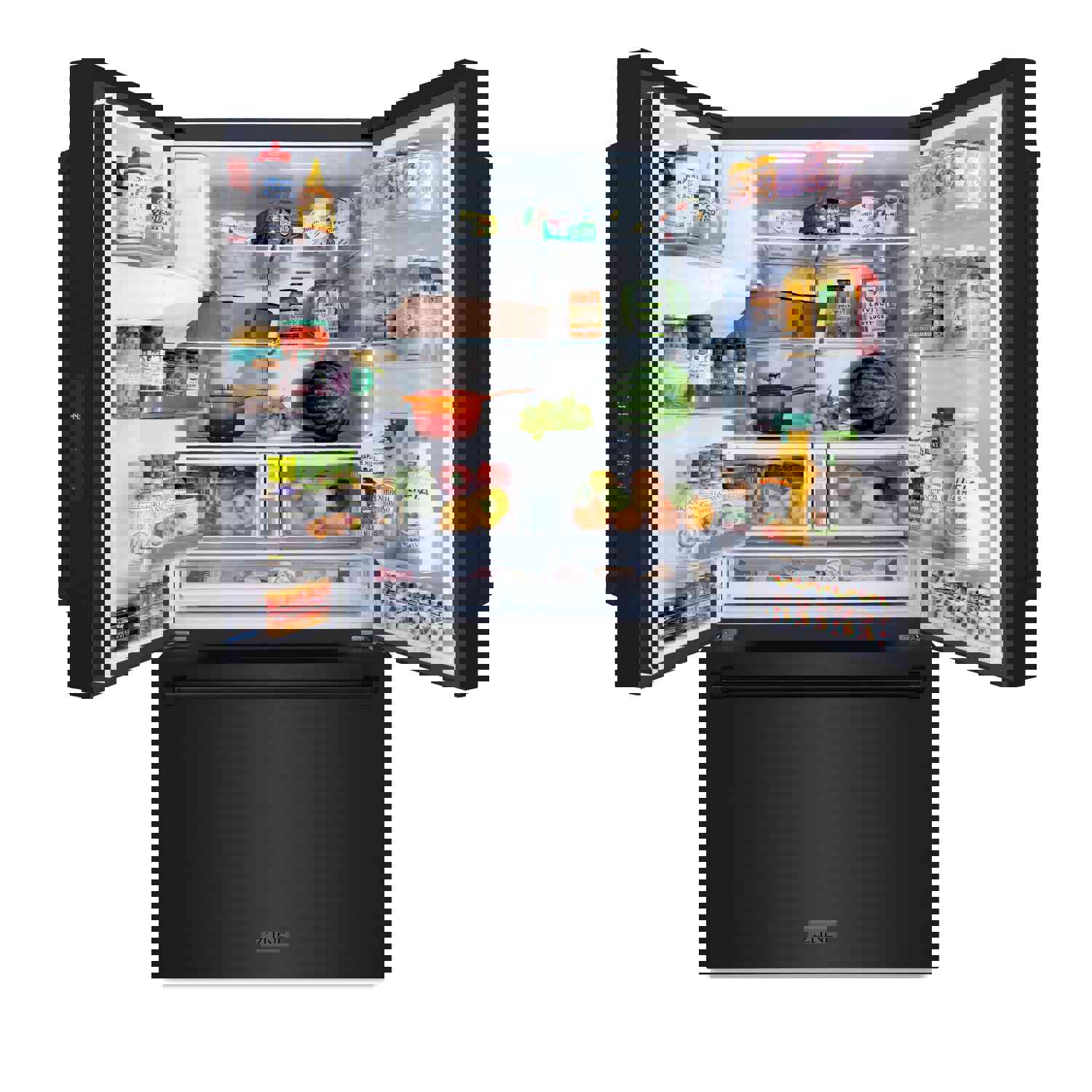 ZLINE 36" 28.9 cu. ft. French Door Refrigerator with External Water Dispenser and Dual Ice Maker