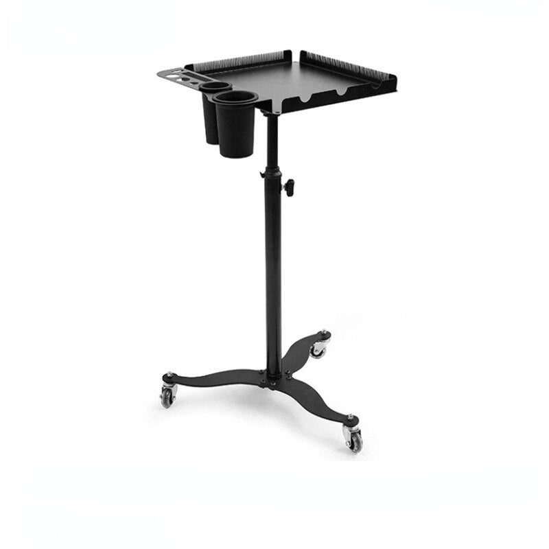 Stainless Steel Salon Hair Color Cart with High-Temperature Resistant Materials