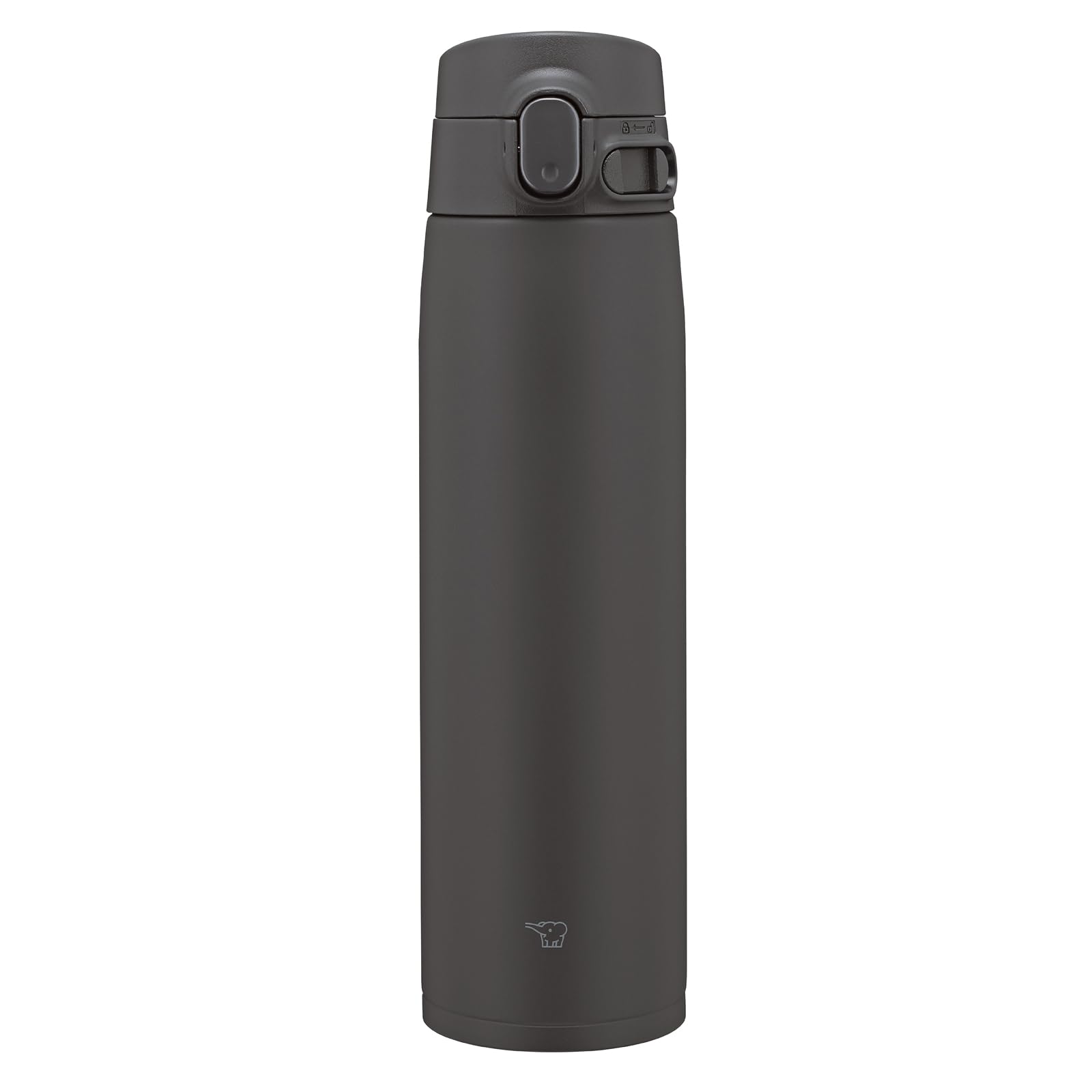 Zojirushi 720ml Soft Black Stainless Steel Water Bottle with Seamless Cap
