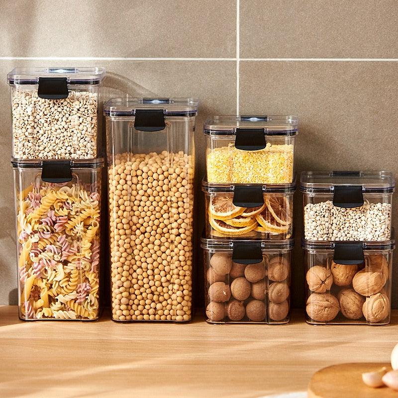Premium Sealed Plastic Food Storage Boxes for Cereal, Candy, and More