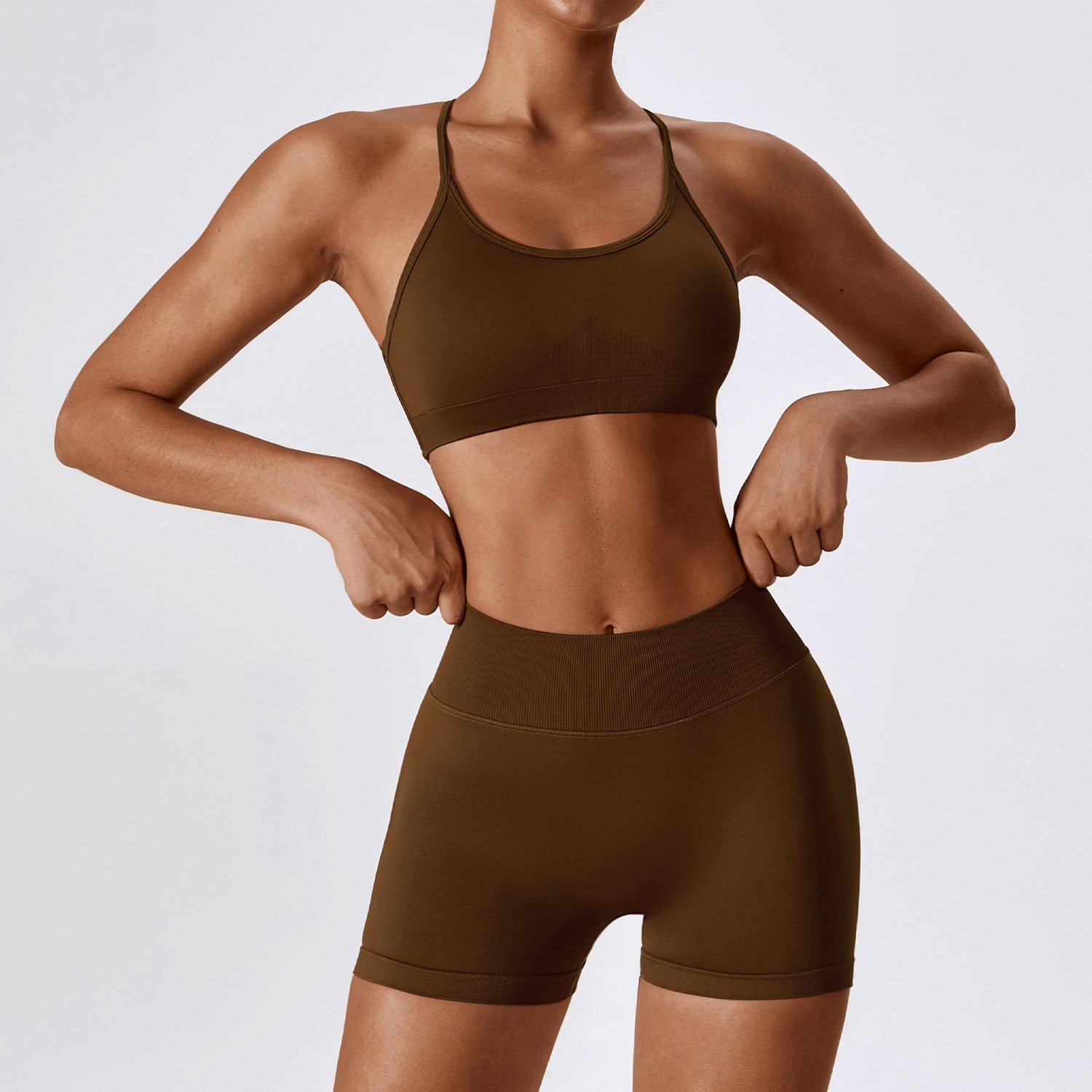High-Performance Seamless Yoga & Running Sportswear for Women