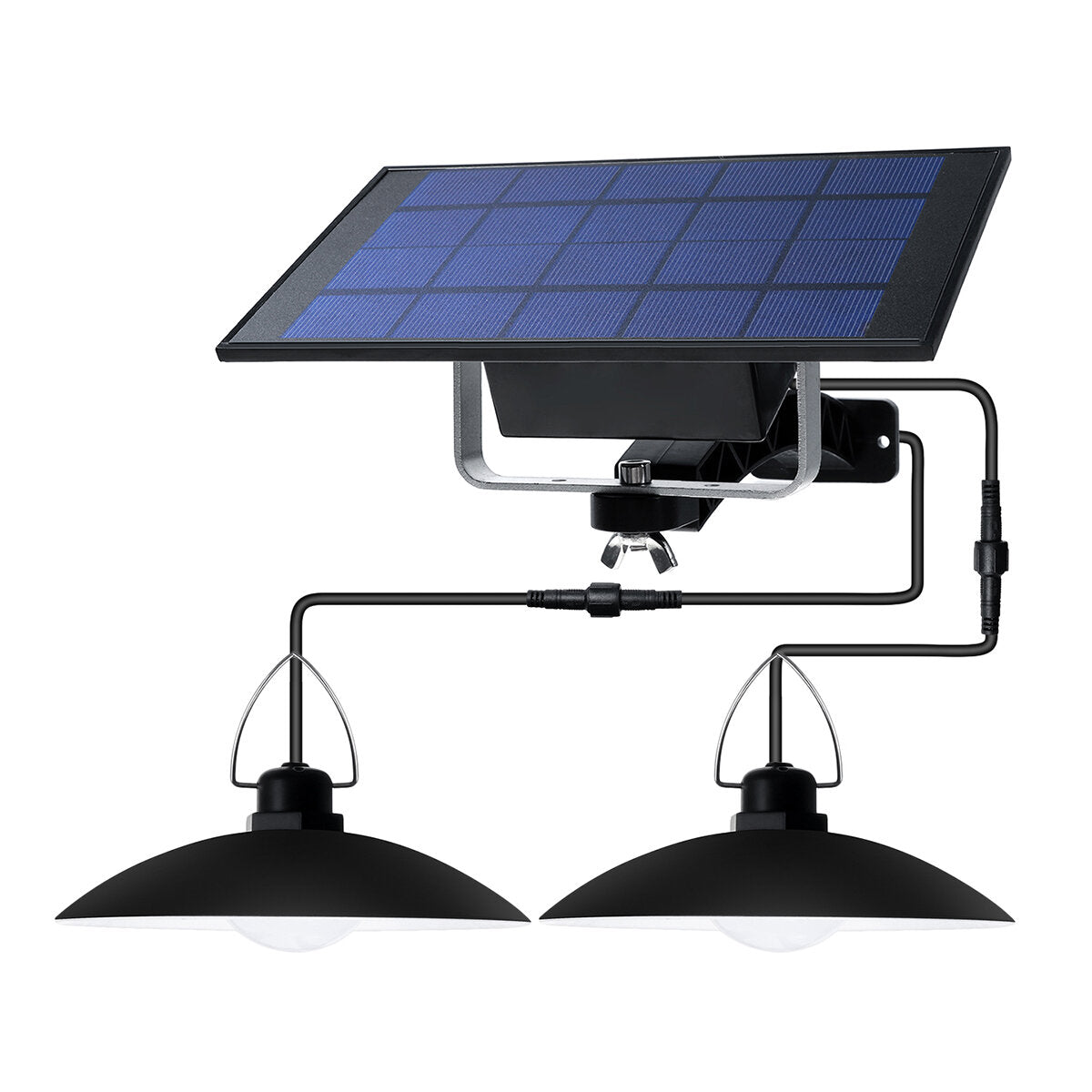 Solar-Powered Pendant Light, Waterproof Outdoor/Indoor Chandelier