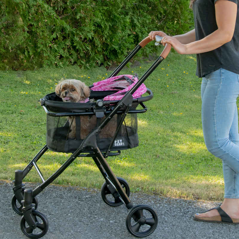 Pet Gear VIEW 360 Dog Travel System - Pink Floral