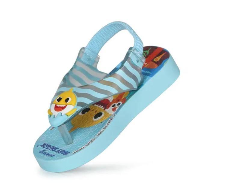 Ipanema Baby Shark Stripes Sandals for Kids, Size 22 BR