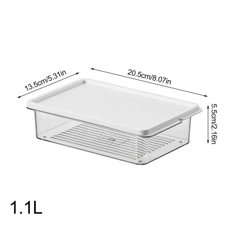 Eco-Friendly Modern Plastic Bread Box with Lid for Kitchen Storage