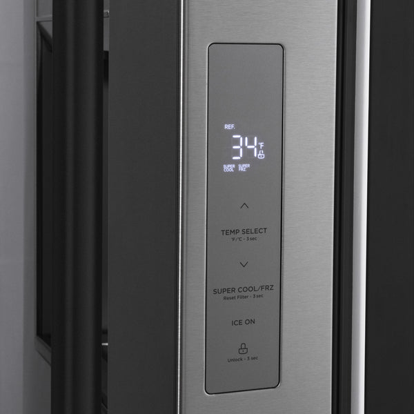 ZLINE Autograph Edition 36" French Door Refrigerator with External Water Dispenser and Dual Ice Maker
