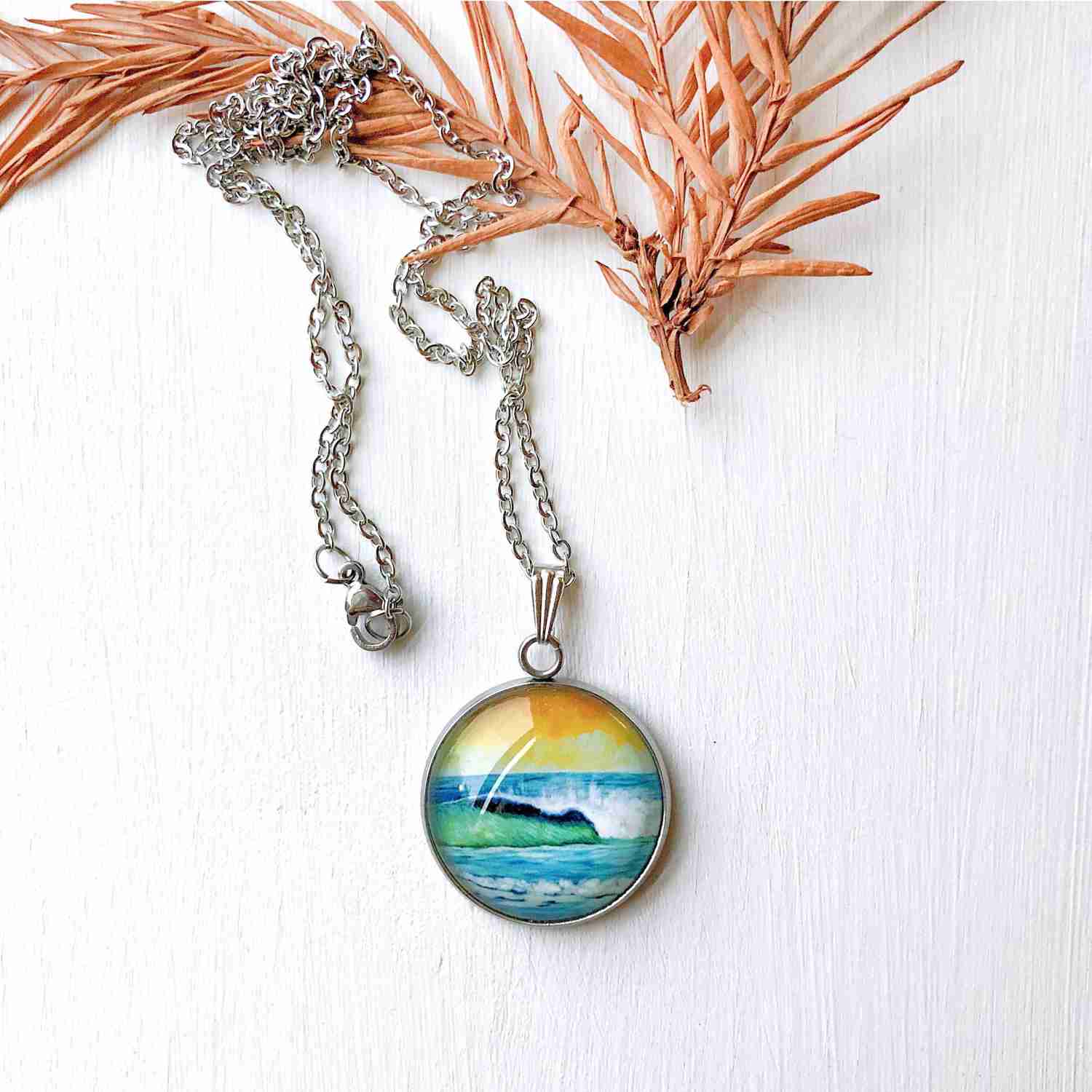 La Ola 1.1 - Handcrafted Art Pendant Necklace