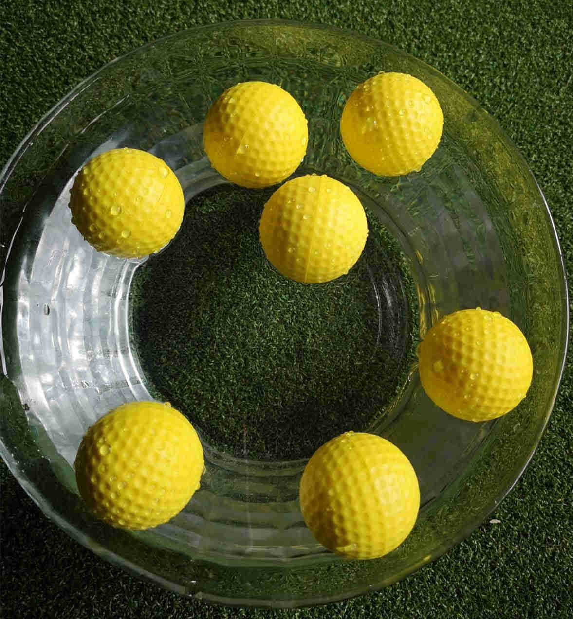 Premium A99 Golf Practice PU Balls - Yellow Training Balls for All Skill Levels