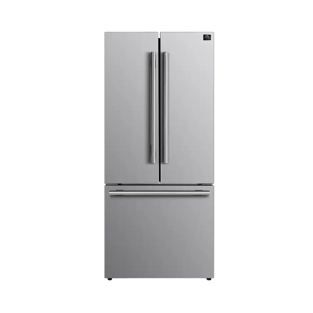 Forno 1974 French Door Refrigerator with Ice Maker, 17.5 Cu. Ft.