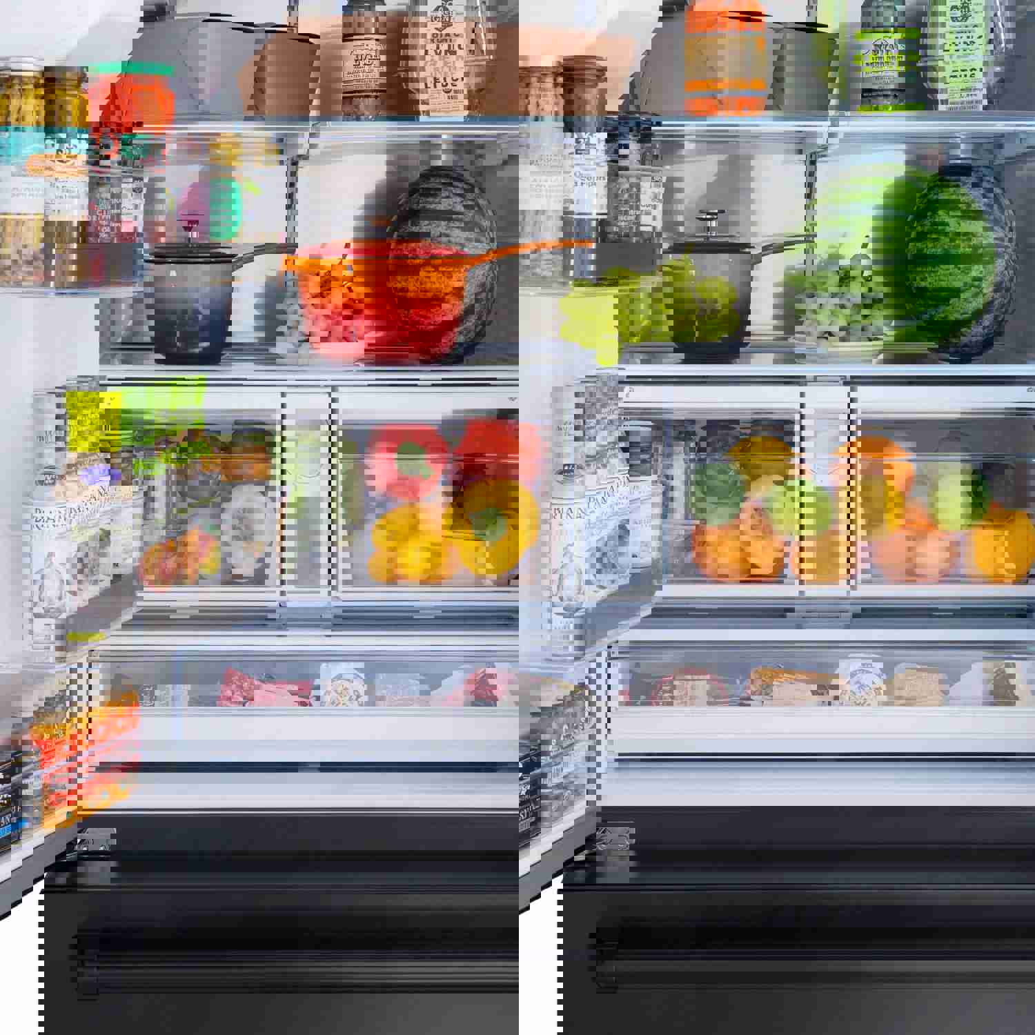 Stylish ZLINE French Door Refrigerator with External Water Dispenser