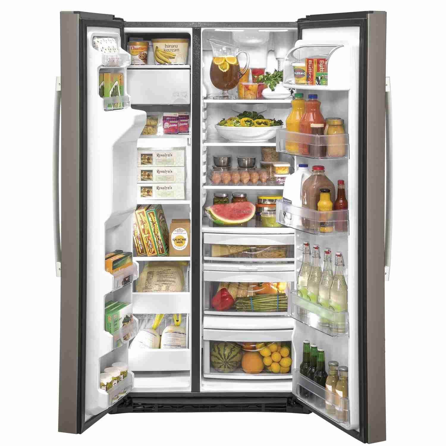 GE 36-inch Side-by-Side Refrigerator with Water/Ice Dispenser