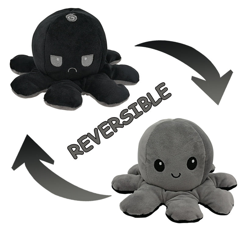 Cuddly Reversible Octopus Plush - Double the Fun!
