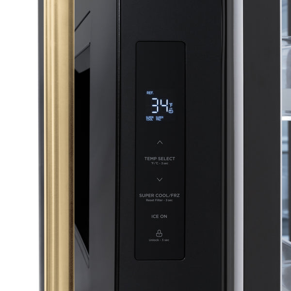 ZLINE Autograph Edition 36" French Door Refrigerator with External Water Dispenser