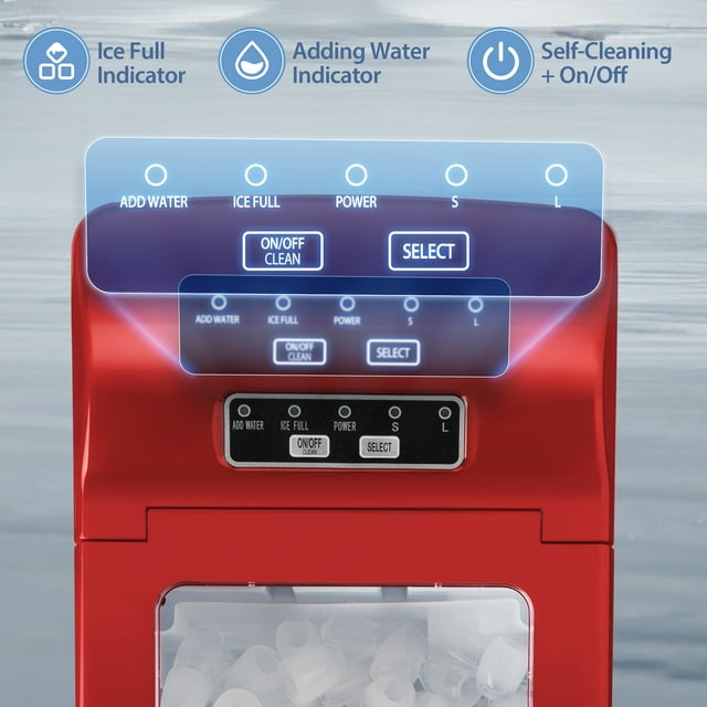 Compact and Efficient Countertop Ice Maker by Auseo