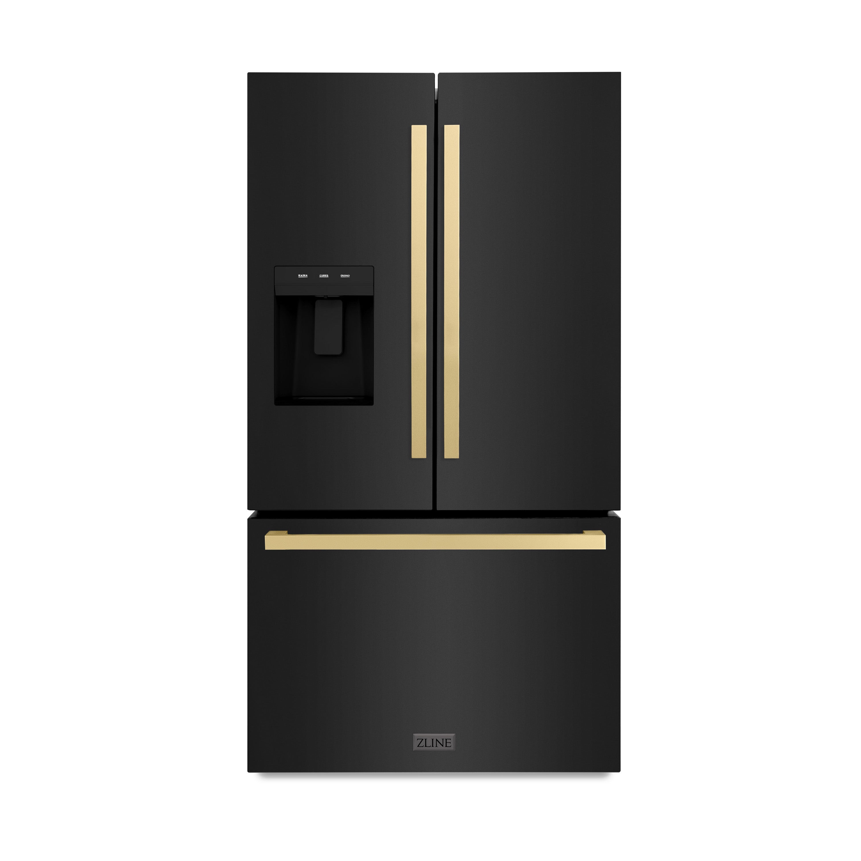 ZLINE Autograph Edition 36" French Door Refrigerator with External Water Dispenser