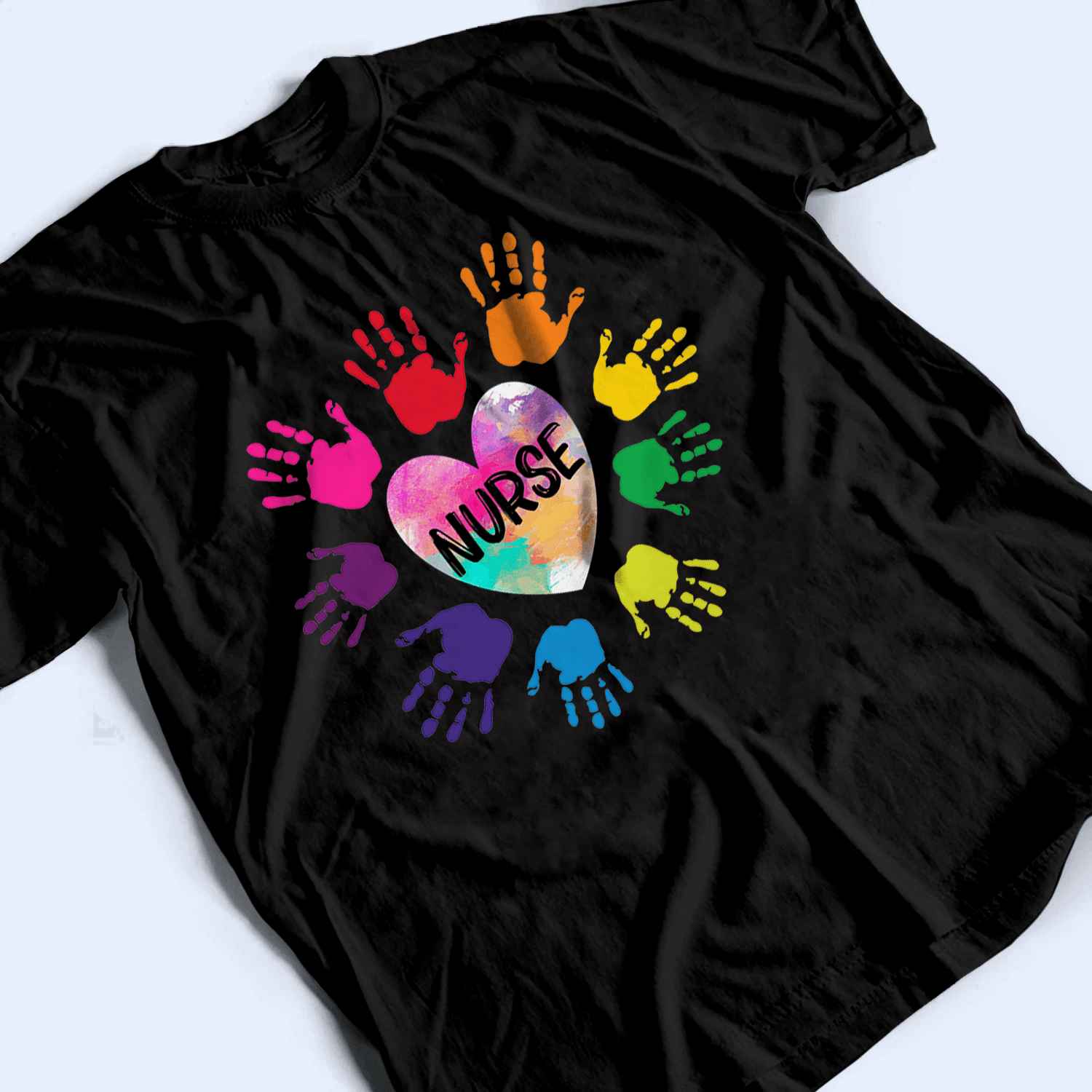 Personalized Nurse Heart T-Shirt - Unique Gift for Healthcare Heroes