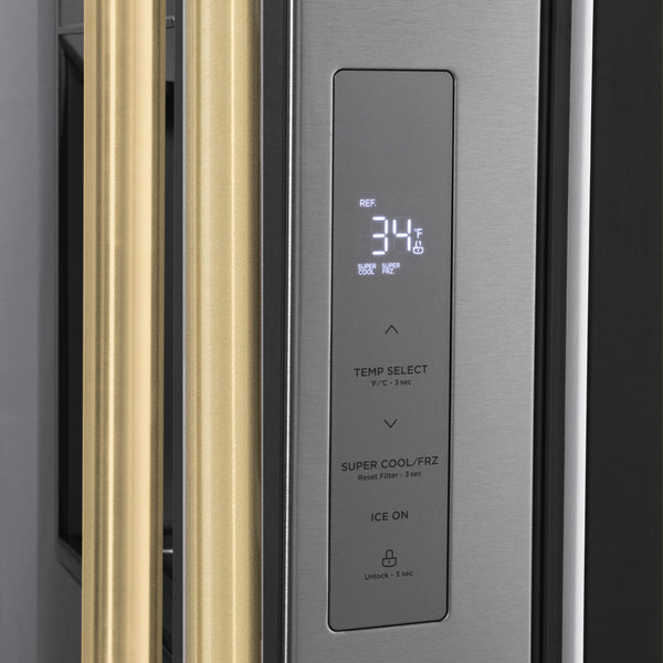 ZLINE Autograph Edition 36" French Door Refrigerator with External Water Dispenser