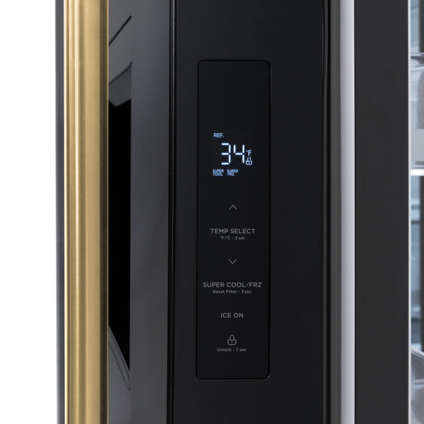 ZLINE Autograph Edition 36" French Door Refrigerator with External Water Dispenser