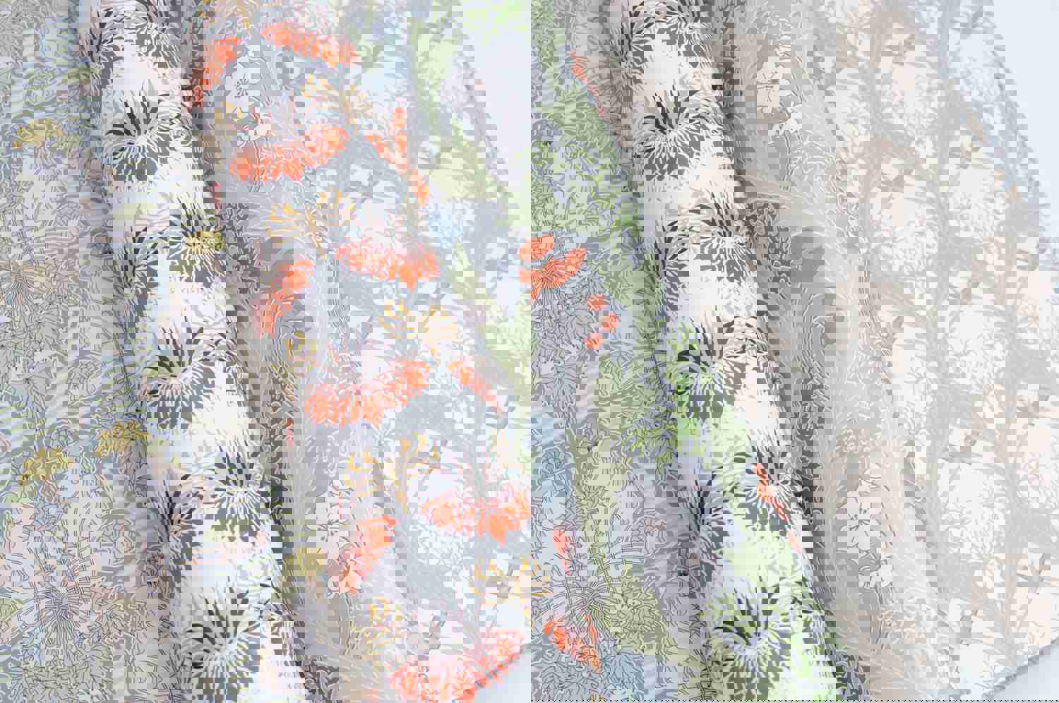 Vintage Patterned Tear-Out Paper Book