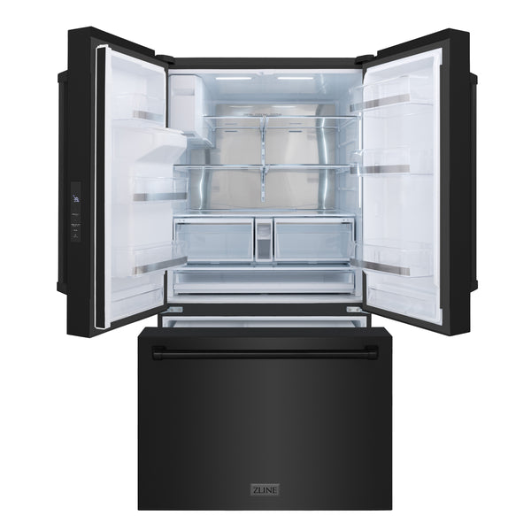 ZLINE 36" 28.9 cu. ft. French Door Refrigerator with External Water Dispenser and Dual Ice Maker