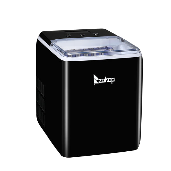 Portable Ice Maker Machine with Transparent Cover