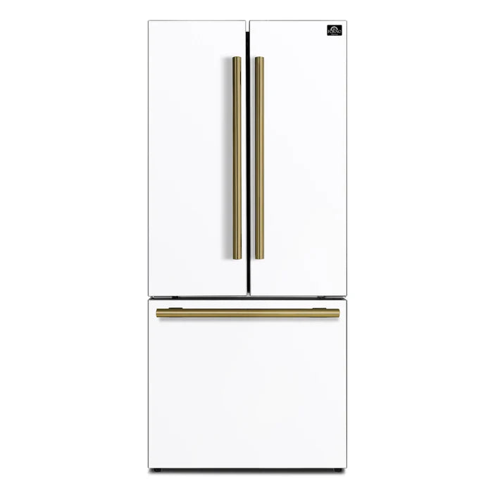 Forno Espresso Gallipoli 30-inch French Door Refrigerator with Ice Maker