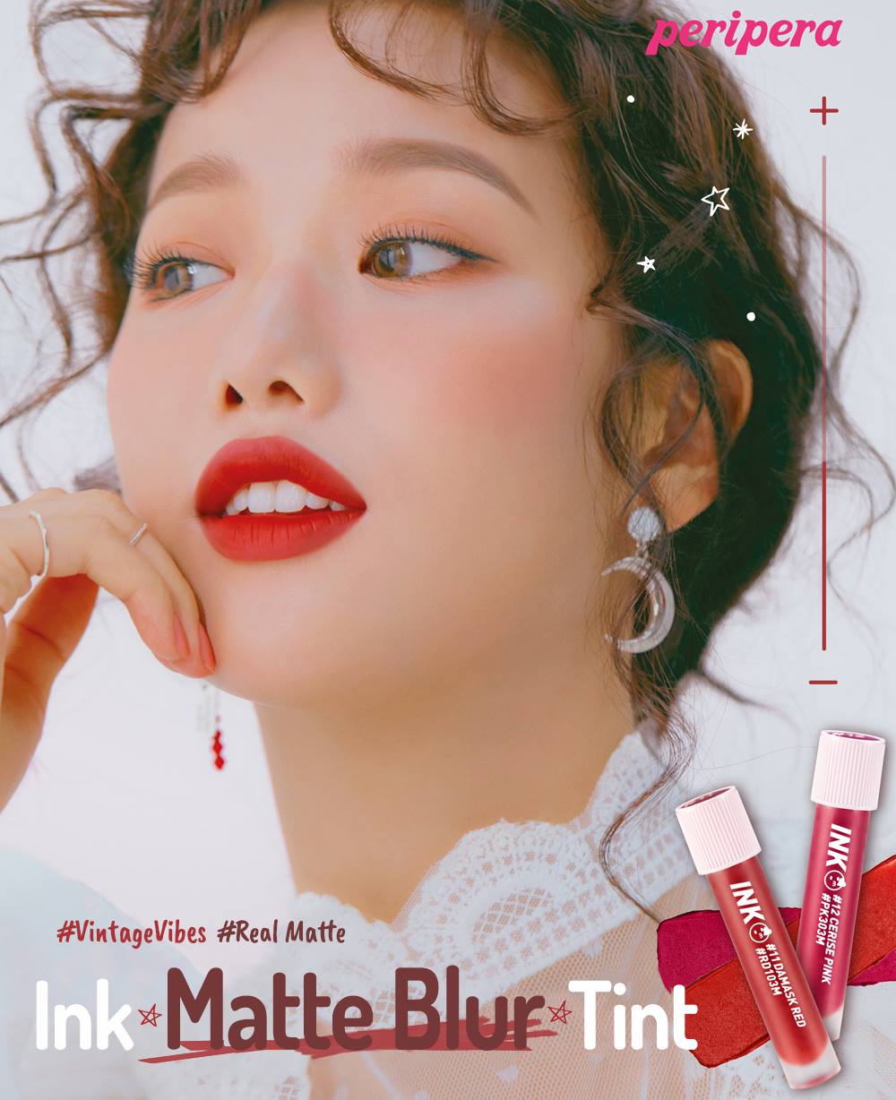 PERIPERA Ink Matte Blur Tint 04 Passion Apple 3.8g - Long-Lasting Matte Lip Tint