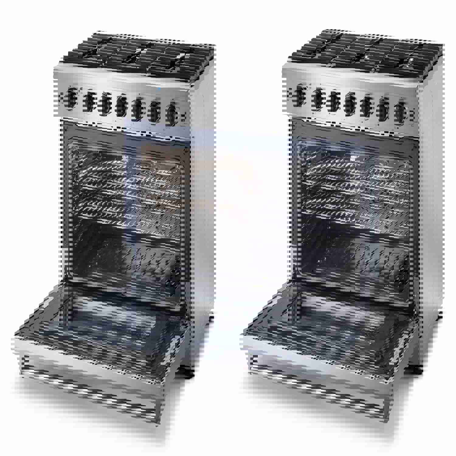 Thor Kitchen 36" Stainless Steel Appliance Package with Propane Range, Hood, Fridge & More
