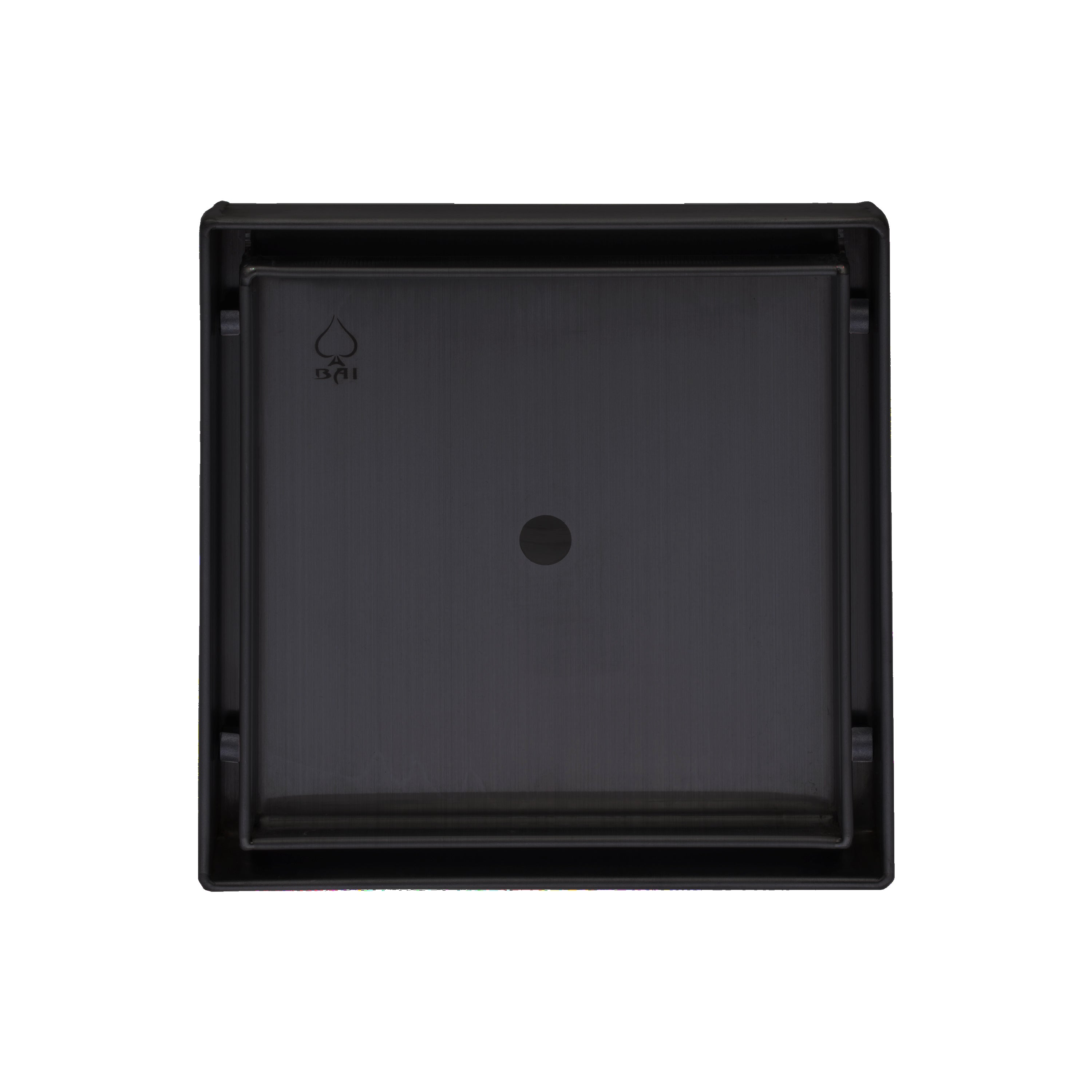 BAI 0512 Stainless Steel Square Shower Drain with Tile Insert