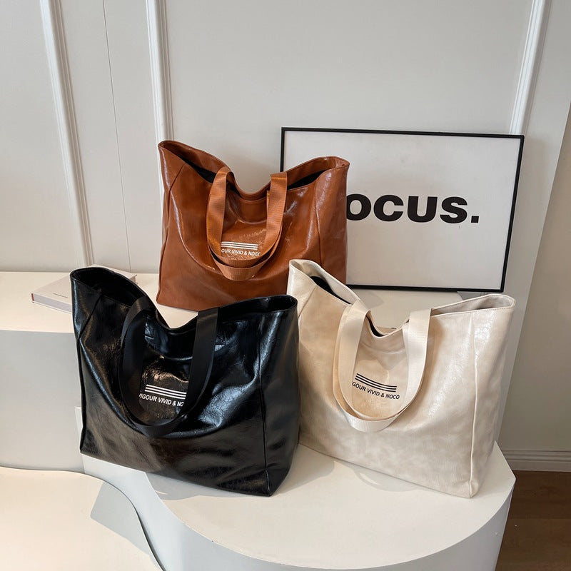 Stylish Waterproof Tote Bag for Women - Large Capacity, Versatile & Trendy