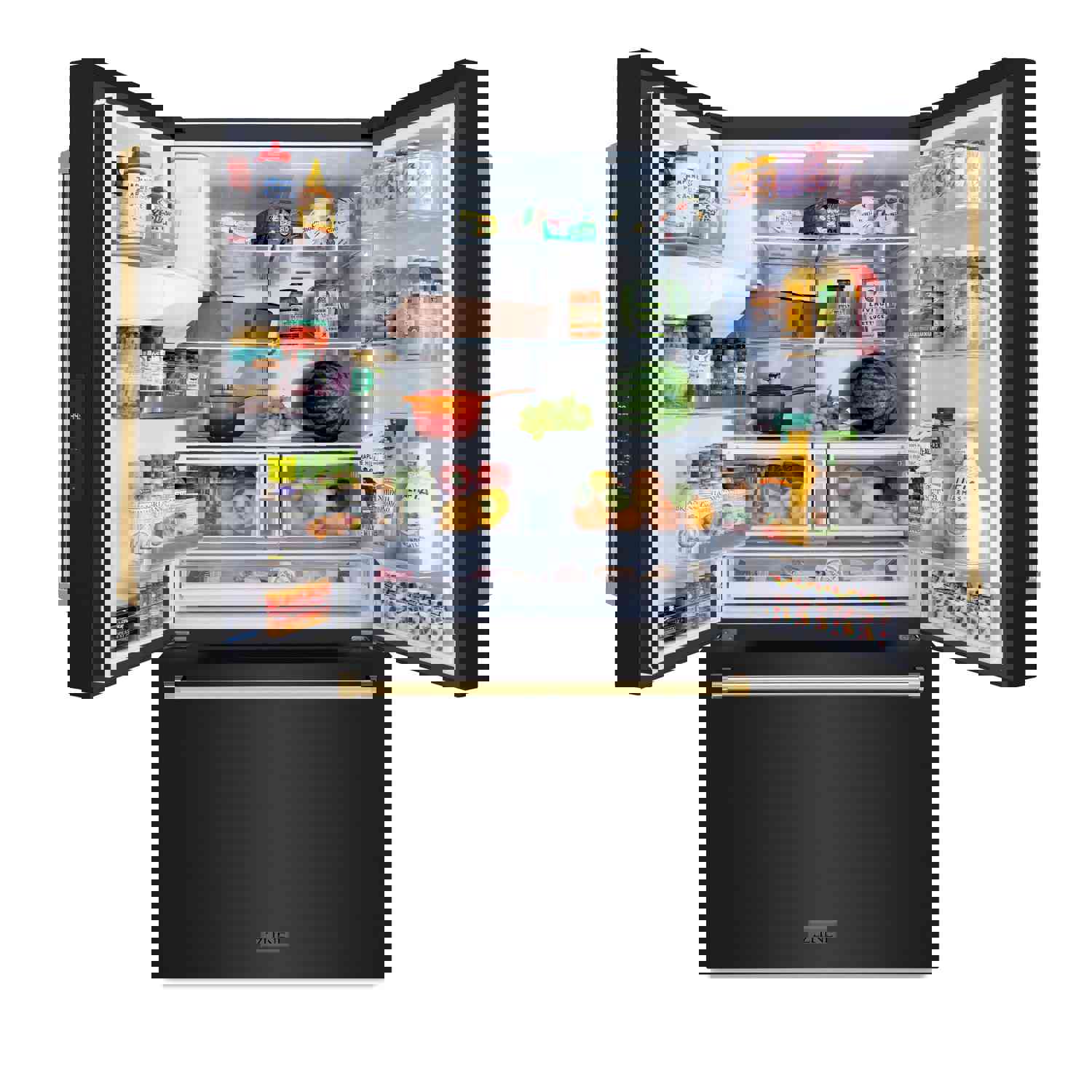 ZLINE Autograph Edition 36" French Door Refrigerator with External Water Dispenser