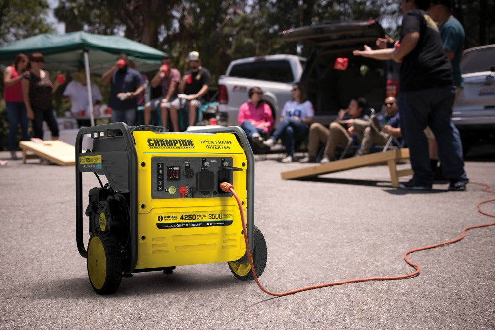 Champion Power Equipment 4250-Watt Open Frame Inverter Generator with Quiet Technology and Remote Start