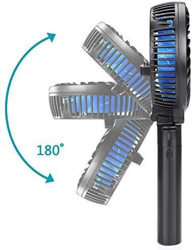OPOLAR 10400mAh Rechargeable Fan, Portable and Foldable with Long Battery Life