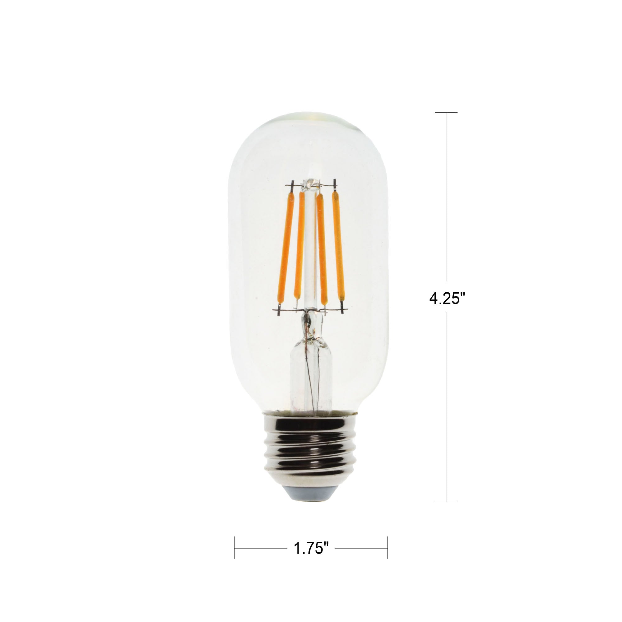4 Watt LED Filament Bulb - Warm White, Dimmable, Energy-Efficient