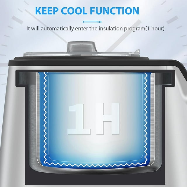 KISSAIR Premium Upright Ice Cream Maker with Built-In Compressor