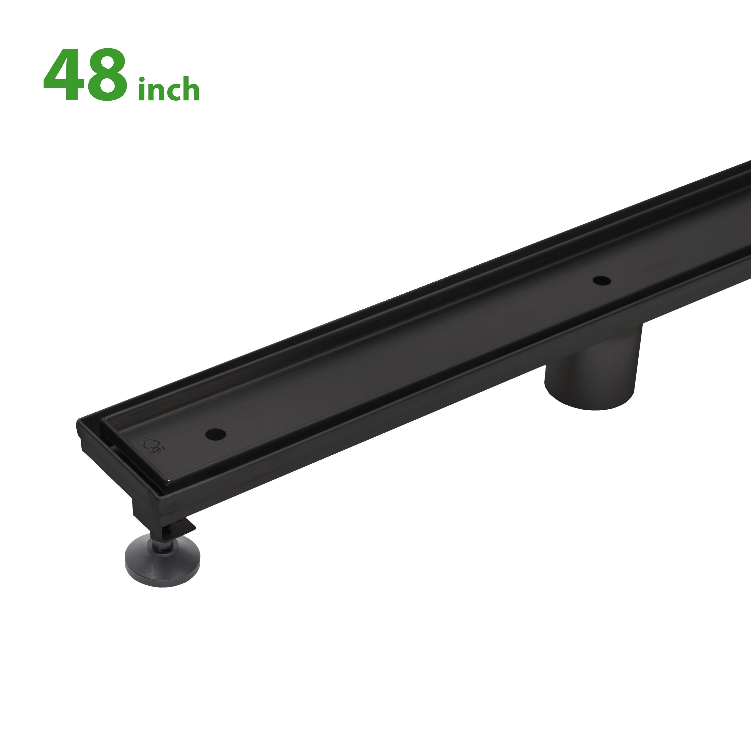 BAI 0516 Stainless Steel 48-inch Linear Shower Drain with Tile Insert