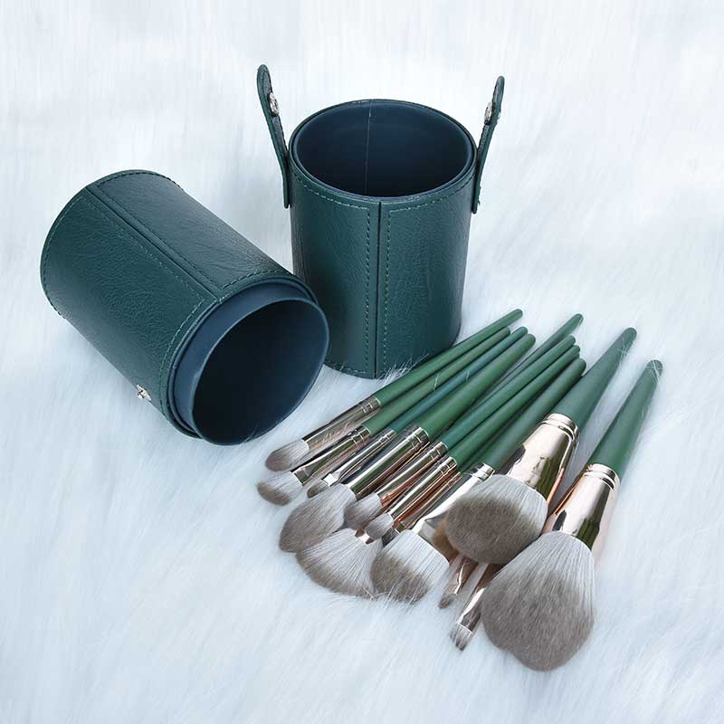 Ali Annabelle Premium 14-Piece Makeup Brush Set with Storage