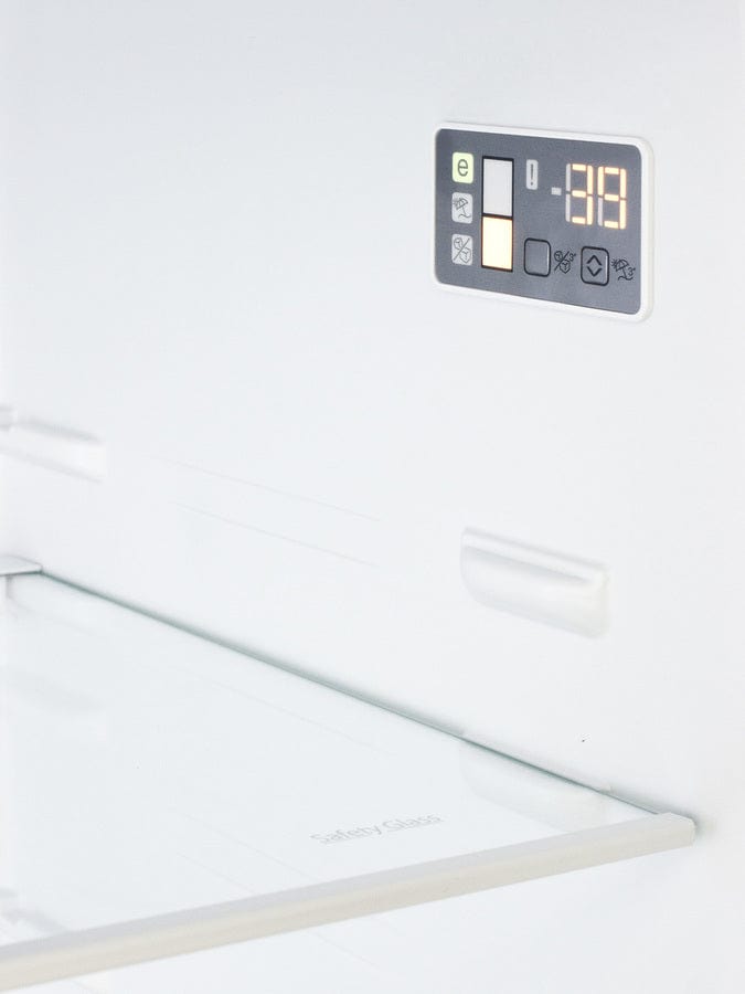 Summit 24" Bottom Freezer Refrigerator with Ice Maker - Stainless Steel