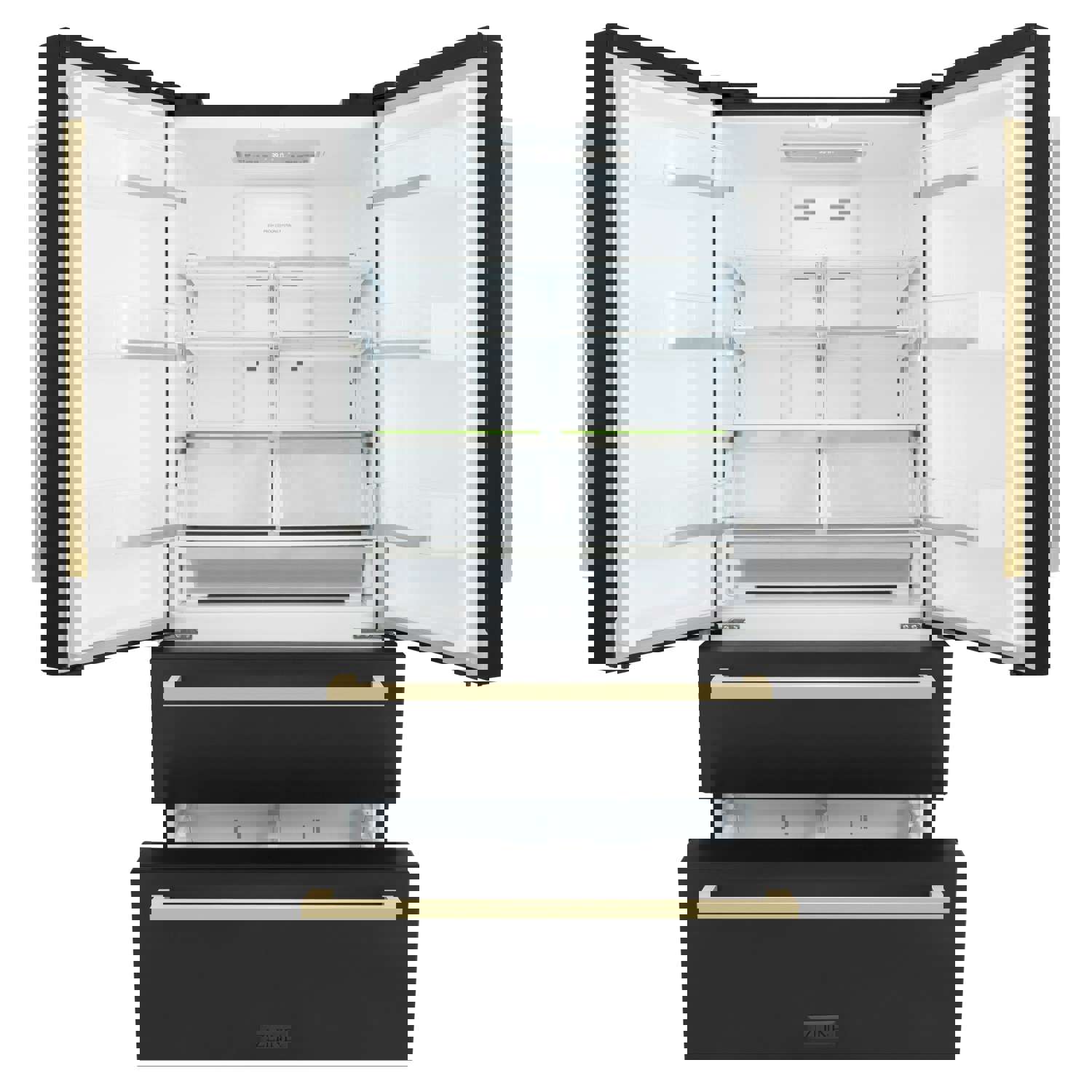 ZLINE 36" 22.5 cu. ft. 4-Door French Door Refrigerator with Ice Maker