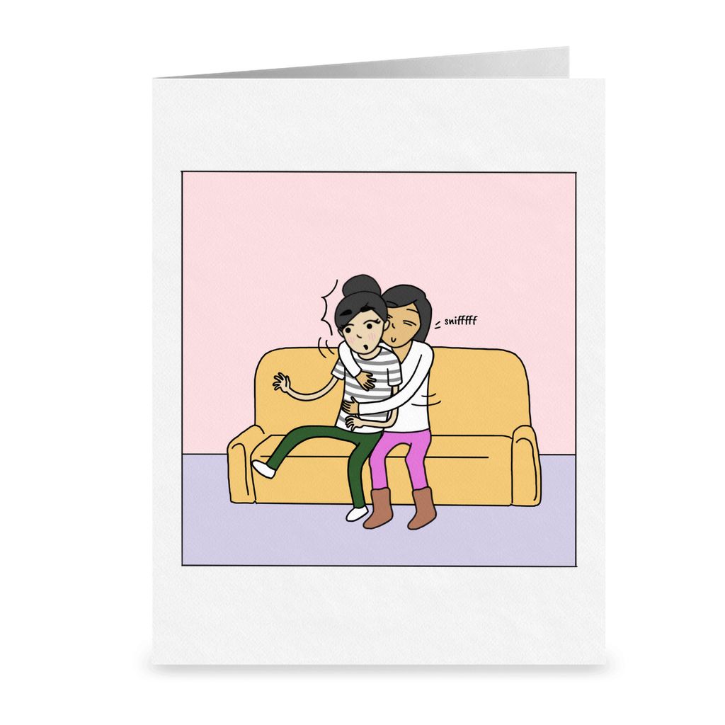 Romantic Lesbian Love Card | Smell Test Inspired