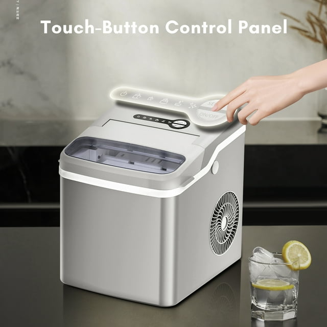 KISSAIR Compact Ice Maker - Efficient, Portable, and Stylish