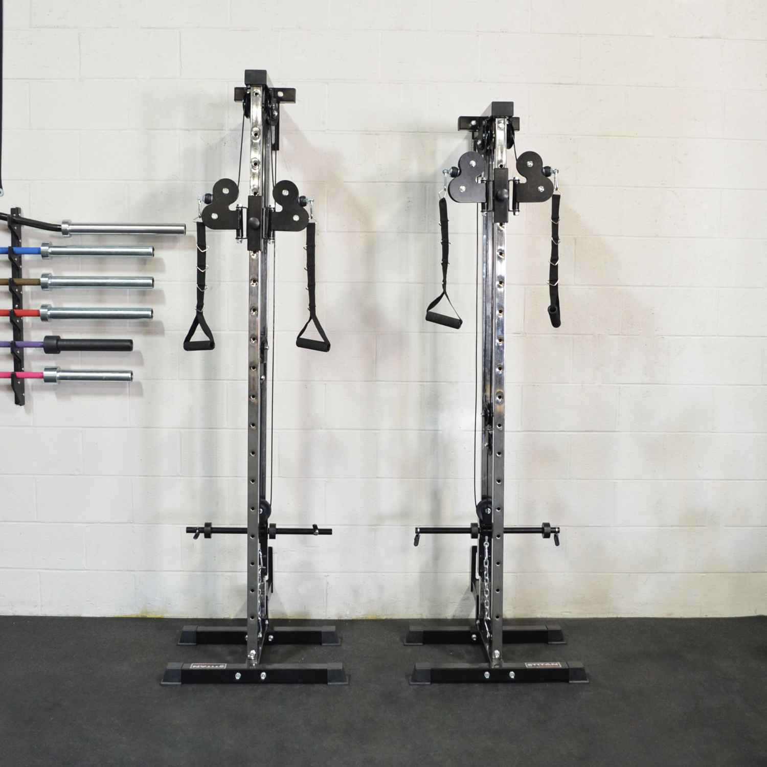 Titan Fitness V3 Short Wall Mounted Pulley Tower